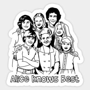 Alice Knows Best Sticker